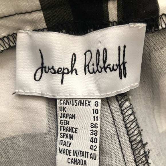 JOSEPH RIBKOFF Womens Comfort Stretch Pull On Pants Size 8 Geometric Print - Picture 6 of 8